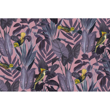 Papel Pintado R15732 YELLOW BIRD, DUSK - REBEL WALLS