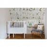 Wallpaper R13195 FLORAL ALPHABET - REBEL WALLS