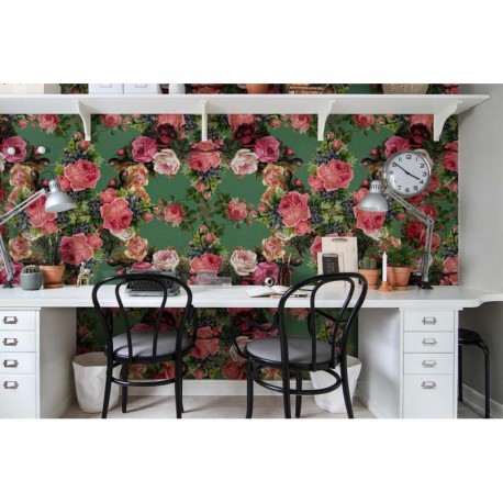 Papier peint R15711 FLORAL FRIDA, GARDEN - REBEL WALLS