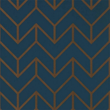 Papel de parede Tessellation Marine-Copper 111986 - Harlequin