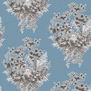 Papel Pintado LCW-1036-004 VALJUNCO AZUL - LORENZO CASTILLO