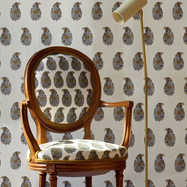 Papel de parede LCW-1022-004 TARSILA OCRE-LAVANDA - LORENZO CASTILLO