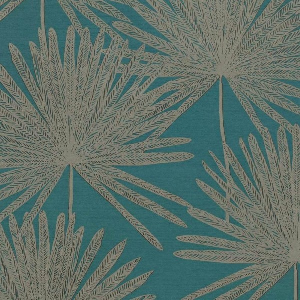 Wallpaper W416-09 Pacaya Green - ROMO Wallpaper W416-09 Pacaya Green - ROMO