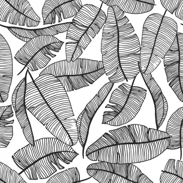 Wallpaper H0462 SERENGETI LEAVES - LILIPINSO