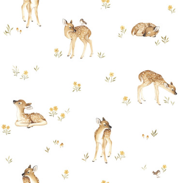 Papel de parede H0542 MEADOW & FAWN - LILIPINSO
