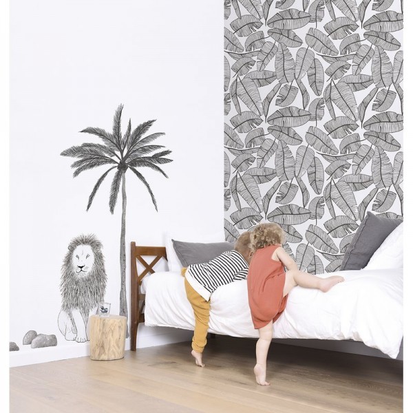 Wallpaper H0462 SERENGETI LEAVES - LILIPINSO