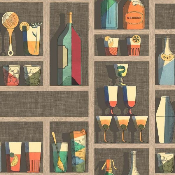 Papel de parede Cocktails 114-23043 - COLE and SON Papel de parede Cocktails 114-23043 - COLE and SON