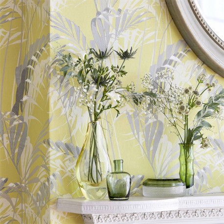 Tapete PALM HOUSE DGLW216642 Chartreuse/Grey - Sanderson