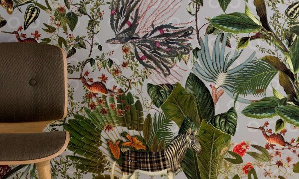 Papel de parede Menagerie of Extinct MO2073 - Arte