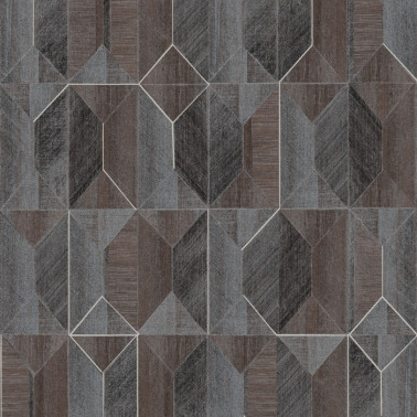 Tapete Marquetry Tobacco PRI002 - KHROMA