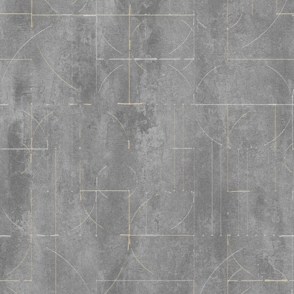 Papel Pintado Sketch Metal PRI102 - KHROMA Papel Pintado Sketch Metal PRI102 - KHROMA