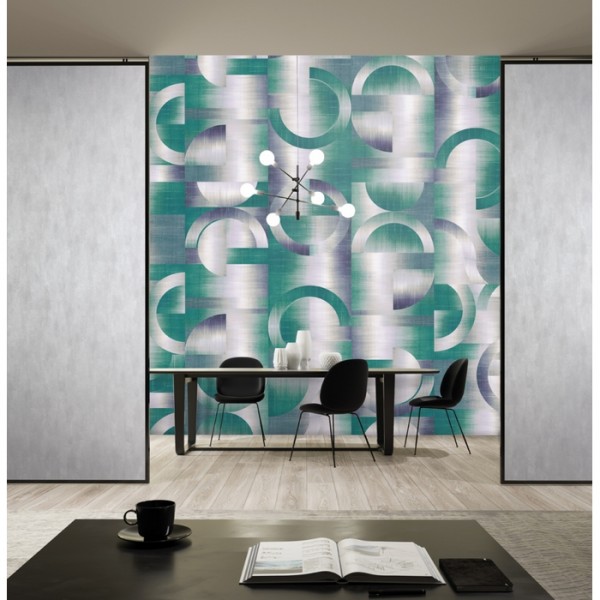 Papier peint Leonardo Teal DGPRI1011-DGPRI1012-DGPRI1013 - KHROMA