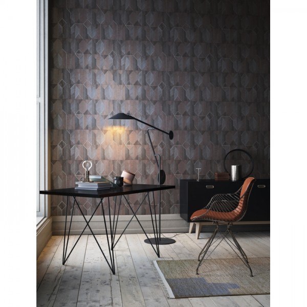 Papel de parede Marquetry Iron PRI005 - KHROMA