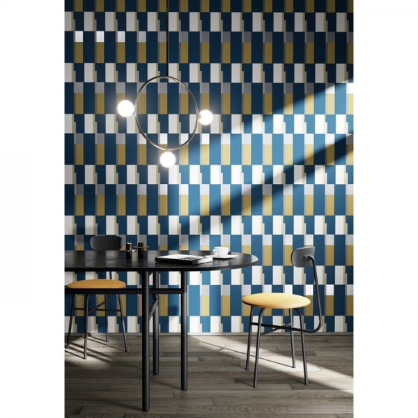 Papier peint Prisma Teal PRI603 - KHROMA