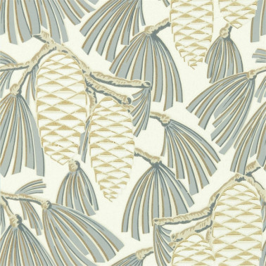 Carta da Parati Foxley 112128 Platinum Gold - Harlequin