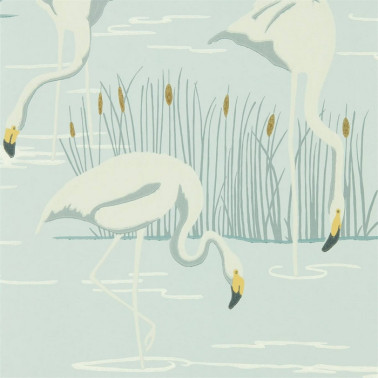 Carta da Parati Salinas 112155 Ice Linen Dijon - Harlequin