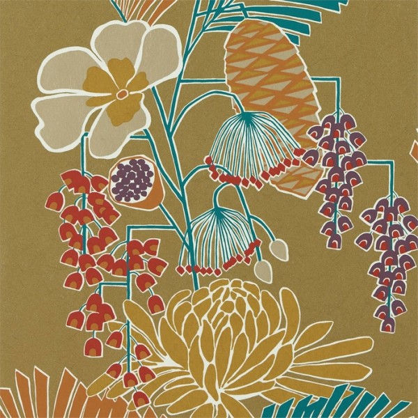 Papel Pintado Salon 112152 Gold Russet Atlantic - Harlequin Papel Pintado Salon 112152 Gold Russet Atlantic - Harlequin