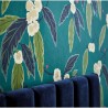 Papel Pintado Coppice 112135 Powder Truffle Gilver - Harlequin