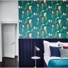 Papel Pintado Coppice 112135 Powder Truffle Gilver - Harlequin