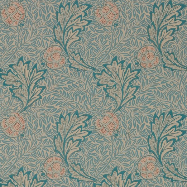 Papel de parede Apple 216690 Indigo Antique - MORRIS CO Papel de parede Apple 216690 Indigo Antique - MORRIS CO