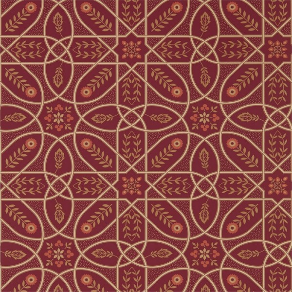Papier peint Brophy Trellis 216701 Russet Gold - MORRIS CO Papier peint Brophy Trellis 216701 Russet Gold - MORRIS CO