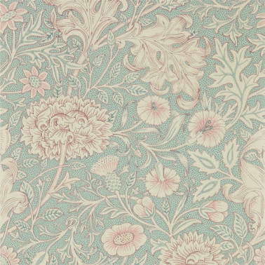 Tapete Double Bough 216680 Teal Rose - MORRIS CO