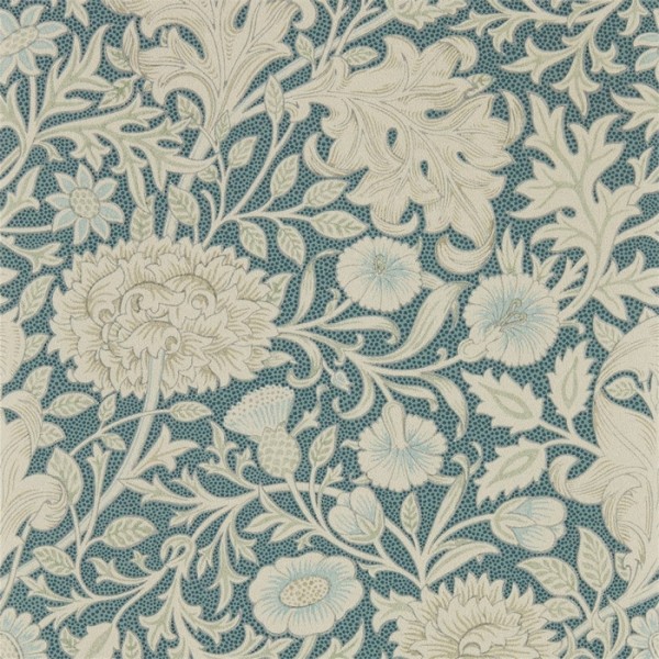 Papier peint Double Bough 216682 Slate Blue - MORRIS CO Papier peint Double Bough 216682 Slate Blue - MORRIS CO