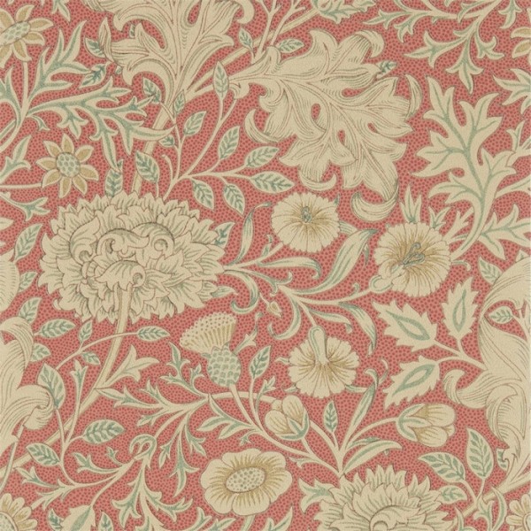 Papier peint Double Bough 216683 Carmine Red - MORRIS CO Papier peint Double Bough 216683 Carmine Red - MORRIS CO