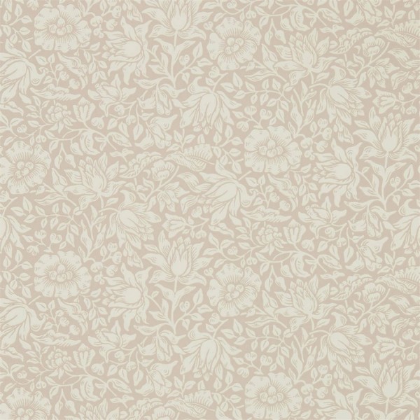Wallpaper Mallow 216675 Dusky Rose - MORRIS CO Wallpaper Mallow 216675 Dusky Rose - MORRIS CO