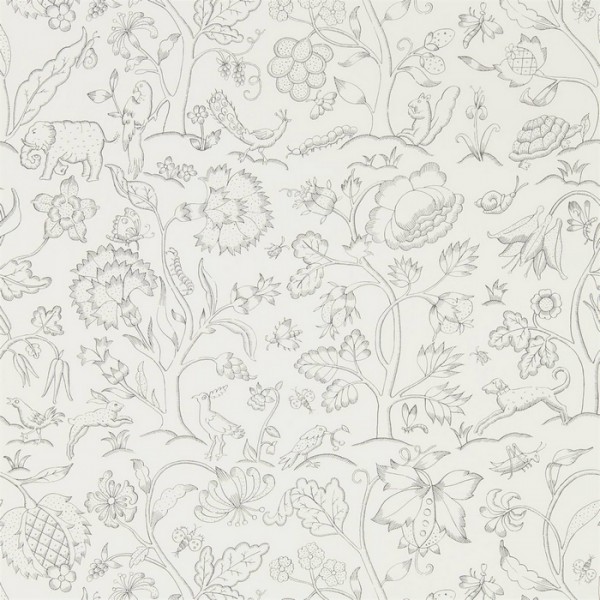 Wallpaper Middlemore 216693 Chalk Charcoal - MORRIS CO Wallpaper Middlemore 216693 Chalk Charcoal - MORRIS CO