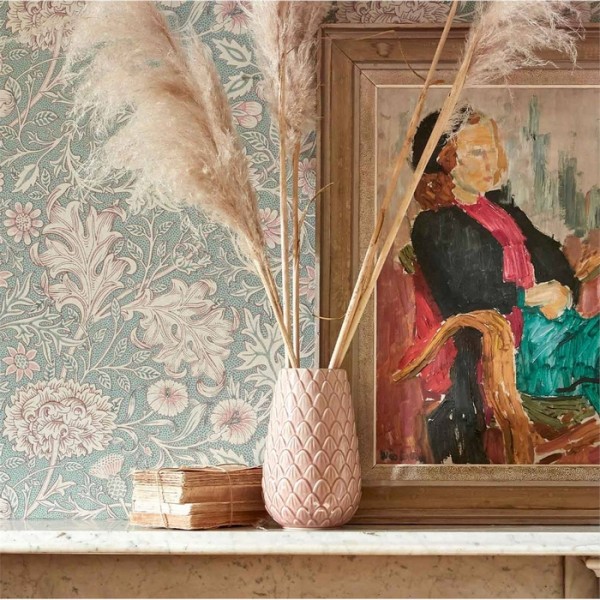 Papier peint Double Bough 216683 Carmine Red - MORRIS CO