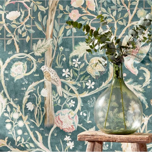 Wallpaper Melsetter 216707 Ivory Sage - MORRIS CO