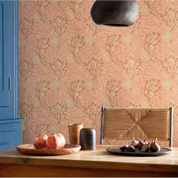 Papel de parede Apple 216692 Chalk Ivory - MORRIS CO