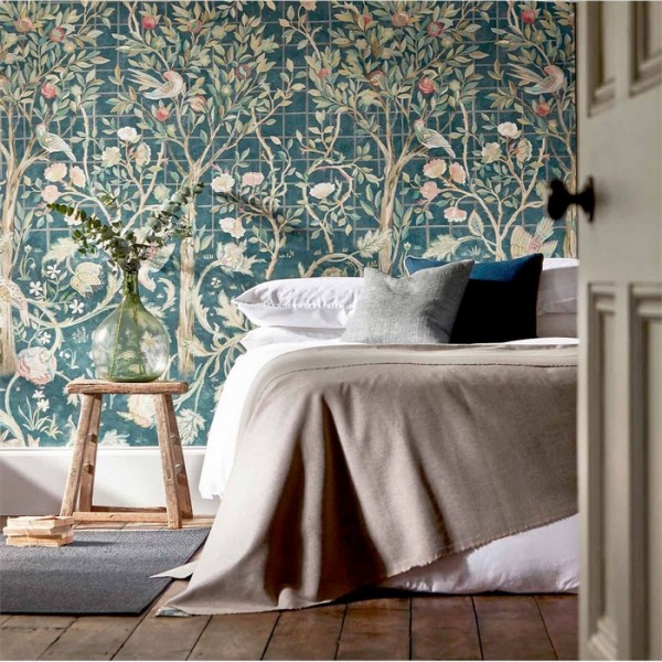 Wallpaper Melsetter 216707 Ivory Sage - MORRIS CO