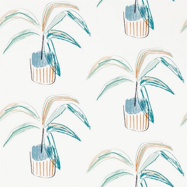 Papel Pintado Crassula 111990 Tangerine Mint - SCION Papel Pintado Crassula 111990 Tangerine Mint - SCION