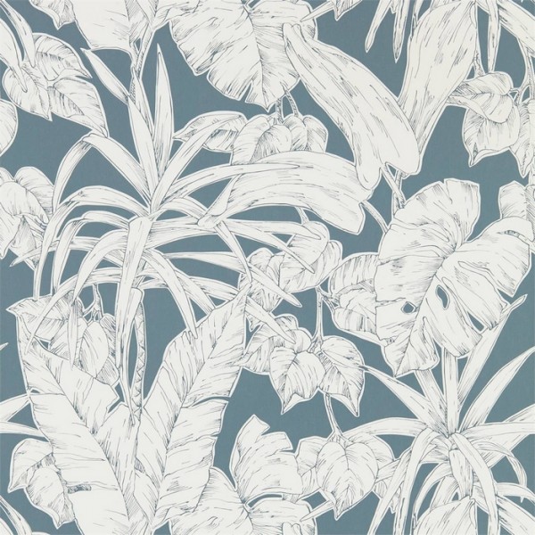 Papier peint Parlour Palm 112023 Charcoal - SCION Papier peint Parlour Palm 112023 Charcoal - SCION