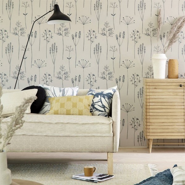 Papel Pintado Stipa 112019 Denim - SCION