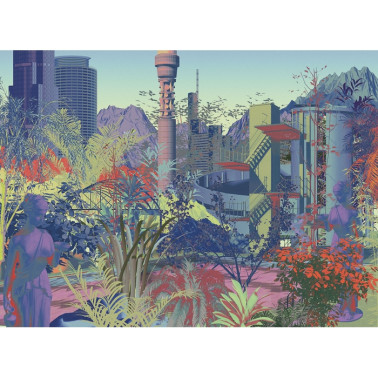 Papier peint Futuropolis 19043-02 - LONDON ART