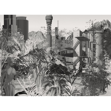 Carta da Parati Futuropolis 19043-03 - LONDON ART