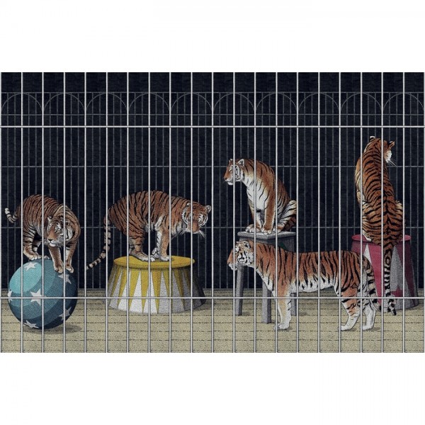 Papier peint Tigers 19004-01 - LONDON ART Papier peint Tigers 19004-01 - LONDON ART