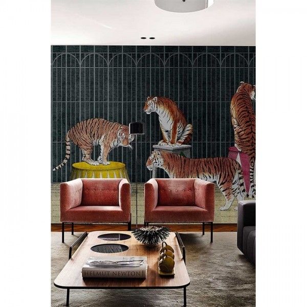 Wallpaper Tigers 19004-02 - LONDON ART