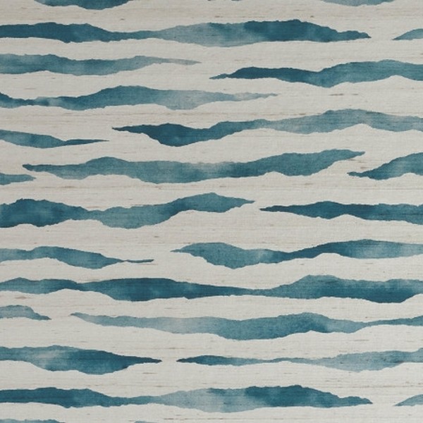 Papel de parede Abercrombie Teal ZW139-03 - ZINC TEXTILE Papel de parede Abercrombie Teal ZW139-03 - ZINC TEXTILE