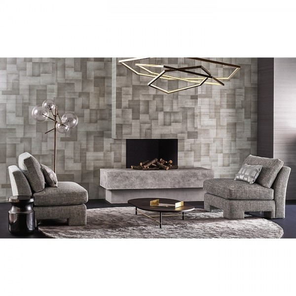Wallpaper Colby Graphite ZW136-03 - ZINC TEXTILE