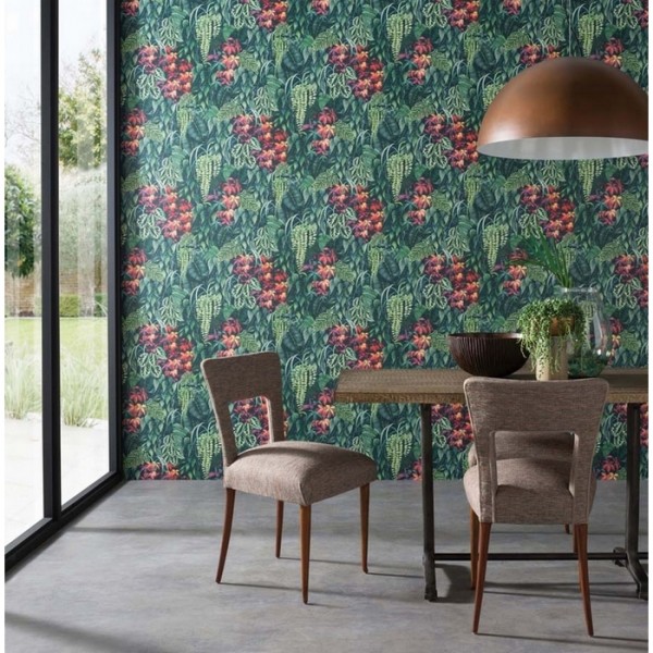 Papier peint Green Wall w7330-01 - OSBORNE and LITTLE