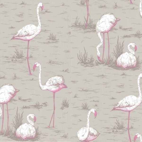 Papel Pintado Flamingos 66-6042 - COLE and SON Papel Pintado Flamingos 66-6042 - COLE and SON