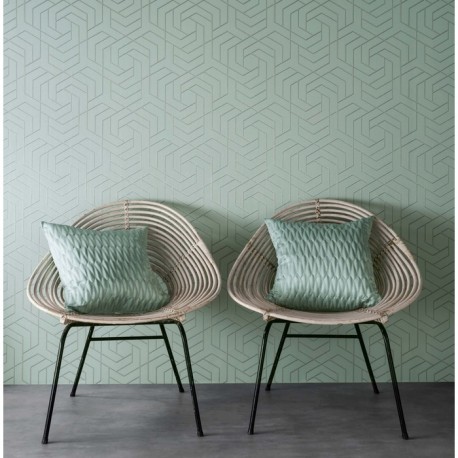 Papel de parede Hexagon Trellis w7352-01 - OSBORNE and LITTLE
