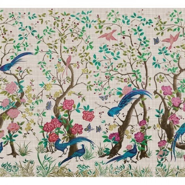 Papel de parede Chinoiserie M 3303-2 - Tres Tintas Papel de parede Chinoiserie M 3303-2 - Tres Tintas