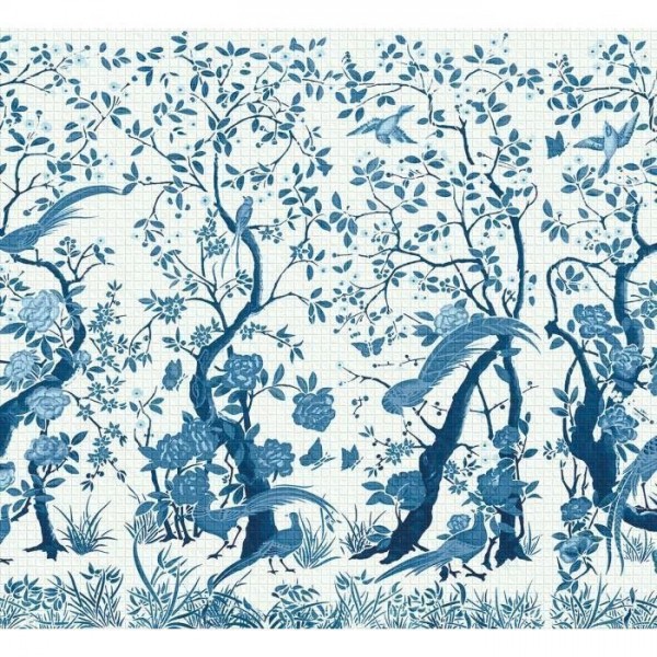 Wallpaper Chinoiserie M 3303-4 - Tres Tintas Wallpaper Chinoiserie M 3303-4 - Tres Tintas