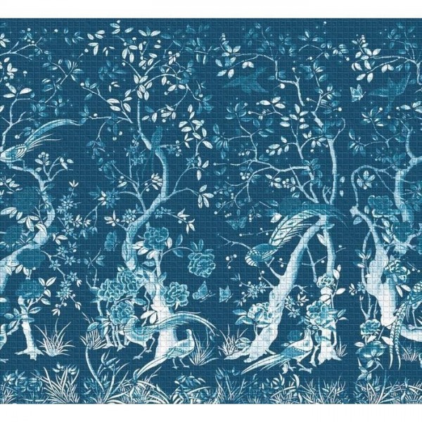 Wallpaper Chinoiserie M 3303-5 - Tres Tintas Wallpaper Chinoiserie M 3303-5 - Tres Tintas