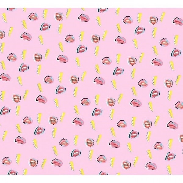 Wallpaper Lips DI 3309-2 - Tres Tintas Wallpaper Lips DI 3309-2 - Tres Tintas